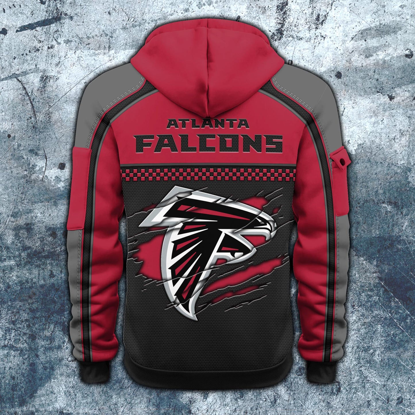 NFL x ATL Personalized Half-zip Hoodie HLP