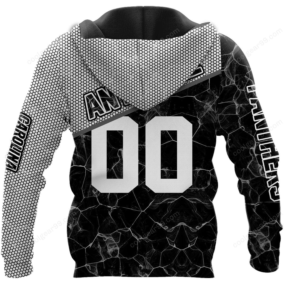 NFL x CAR Electric Marble Personalized Hoodie HLP HLPHUONG