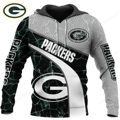 NFL x GB Electric Marble Personalized Hoodie HLP HLPHUONG