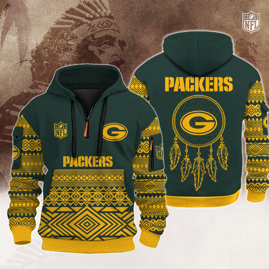 NFL x GB Native Half-zip Hoodie HLP