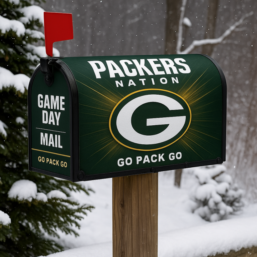NFL x GBP Rugby Outdoor Mailbox Decoration V1 NAK NHT