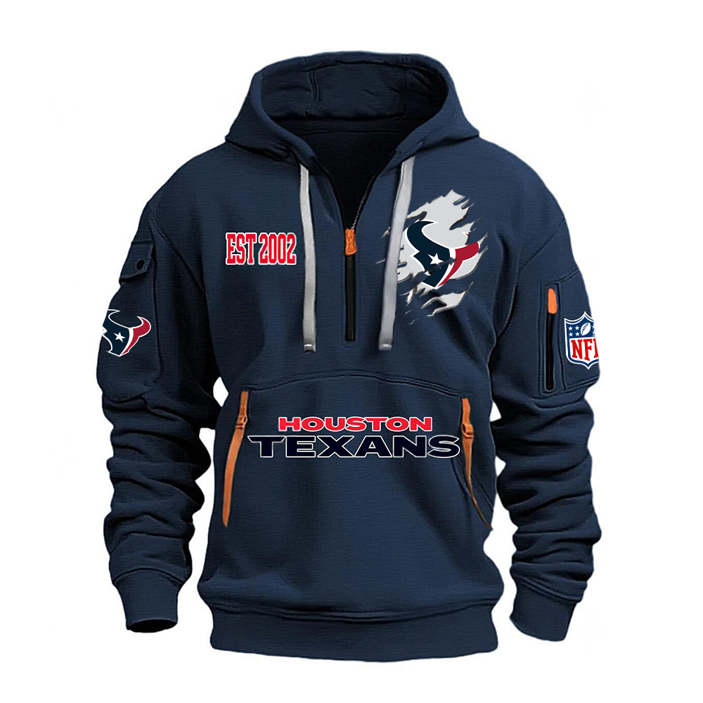 NFL x HOU EST 2002 Half Zipper Hoodie HLP HLPHUONG