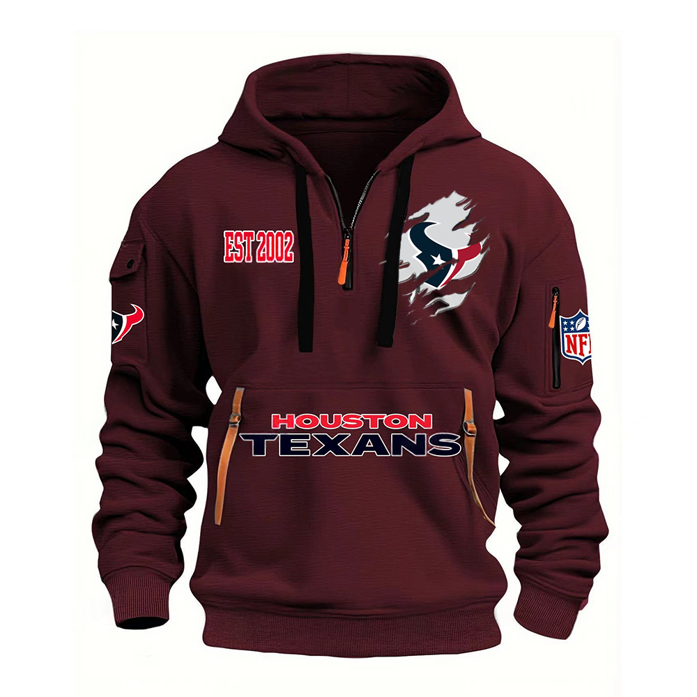 NFL x HOU EST 2002 Half Zipper Hoodie HLP HLPHUONG