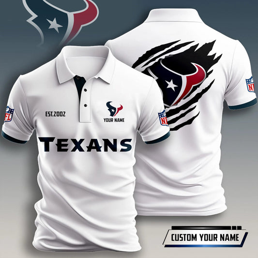 NFL x HOU Est Personalized Polo Shirt HLP
