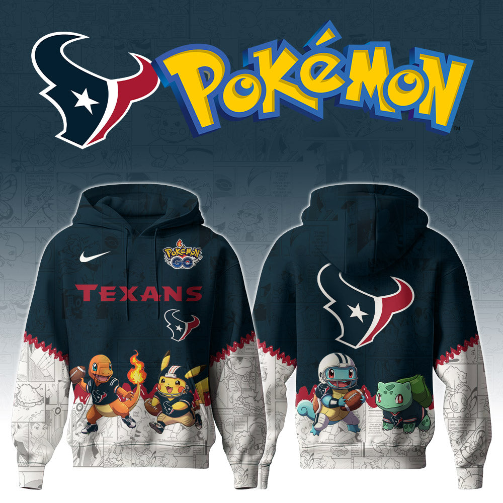 NFL x HOU x PKM 3D Hoodie HLP HLPHUONG