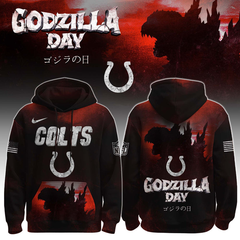 NFL x IC Happy Godzilla Day Hoodie Limited Edition V1 NAK NHT