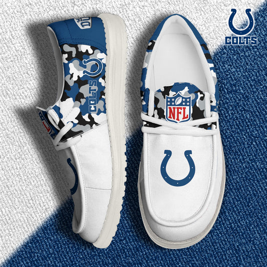 NFL x IND Personalized Canvas Loafer Shoes HLP