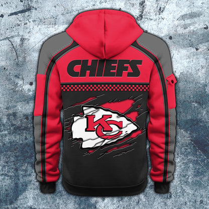 NFL x KC Personalized Half-zip Hoodie HLP