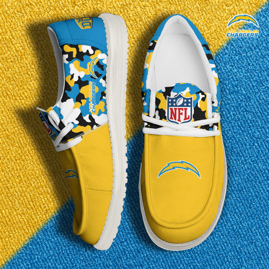 NFL x LAC Personalized Canvas Loafer Shoes HLP