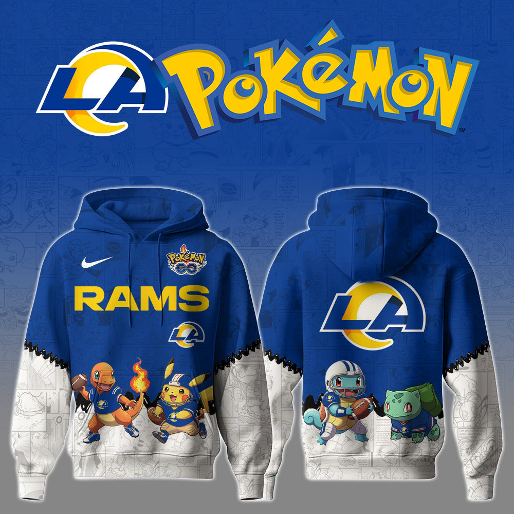 NFL x LAR x PKM 3D Hoodie HLP HLPHUONG