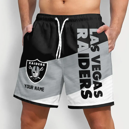 NFL x LVR Colorful Men Short Pants Custom Name All Teams Gift For Fans V1 NAK NTL