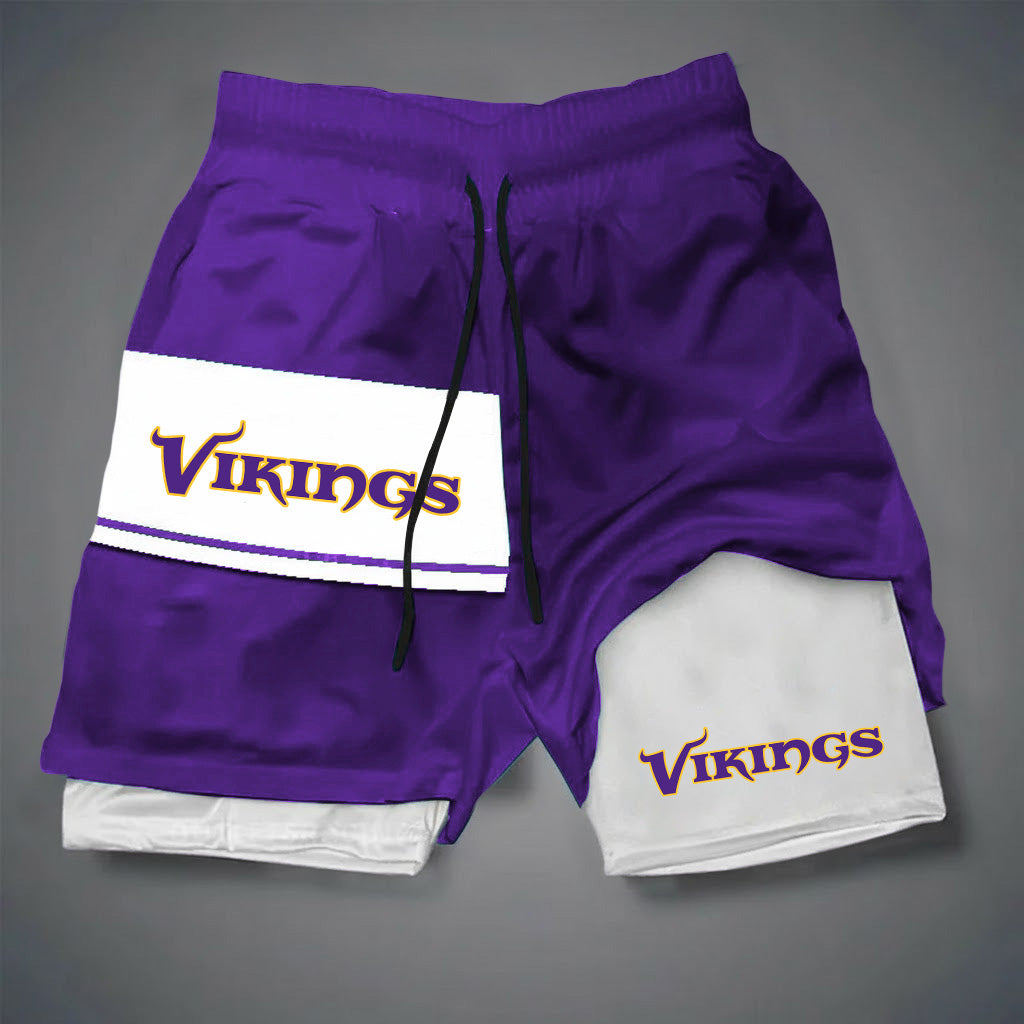 NFL x MIN DOUBLE LAYER SHORTS V1 NAK NHM