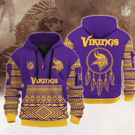 NFL x MIN Native Half-zip Hoodie HLP