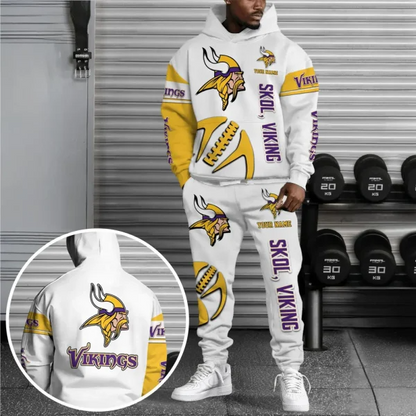 NFL x MV Combo Hoodie And Long Sweatpants New Trends V1 NAK NHT