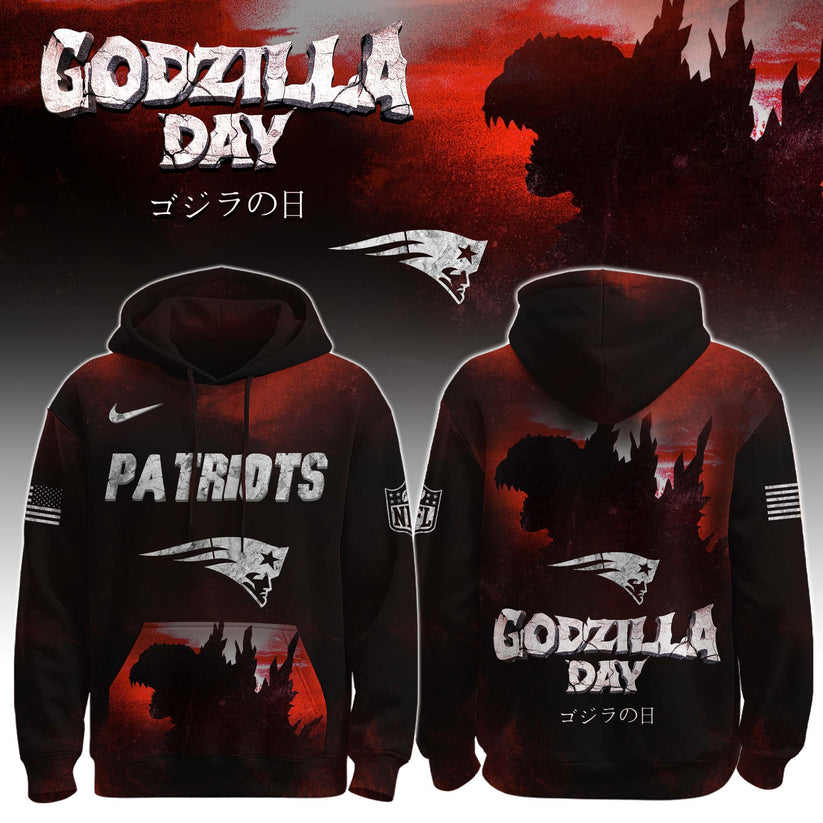 NFL x NEP Happy Godzilla Day Hoodie Limited Edition V1 NAK NHT