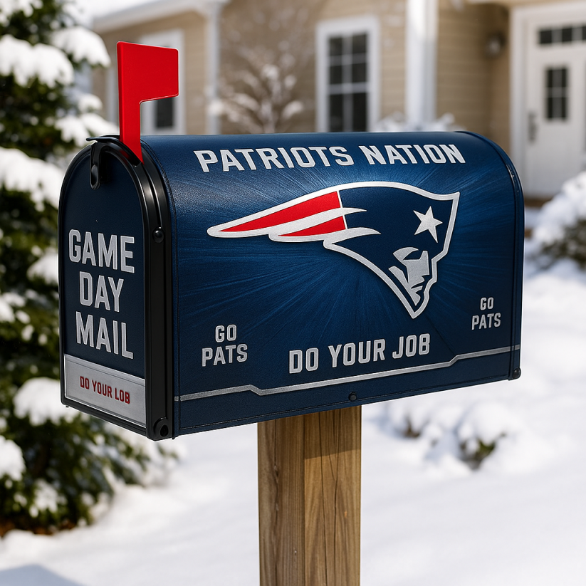 NFL x NEP Rugby Outdoor Mailbox Decoration V1 NAK NHT