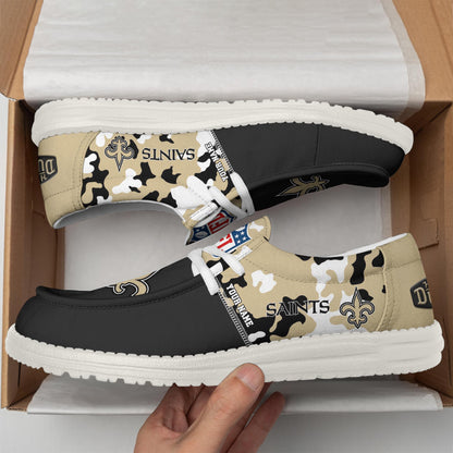 NFL x NO Personalized Canvas Loafer Shoes HLP