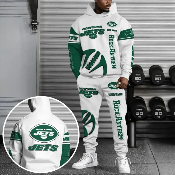 NFL x NYJ Combo Hoodie And Long Sweatpants New Trends V1 NAK NHT