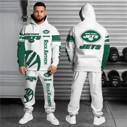 NFL x NYJ Combo Hoodie And Long Sweatpants New Trends V1 NAK NHT