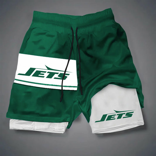 NFL x NYJ DOUBLE LAYER SHORTS V1 NAK NHM