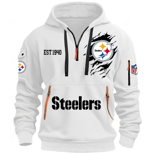 NFL x PIT EST 1940 Half Zipper Hoodie HLP HLPHUONG