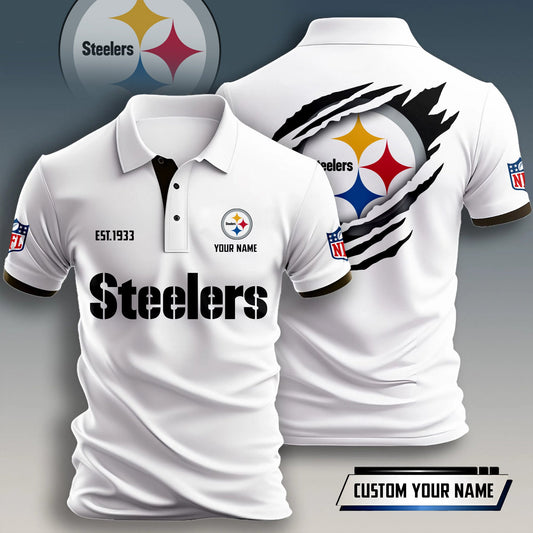 NFL x PIT Est Personalized Polo Shirt HLP