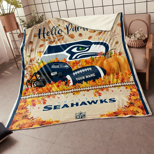 NFL x SEA Hello Pumpkin Quilt HLP