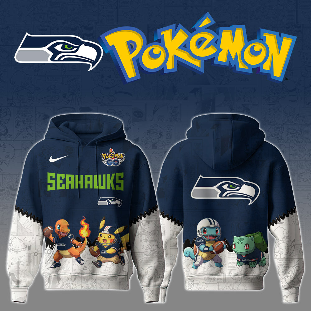 NFL x SEA x PKM 3D Hoodie HLP HLPHUONG