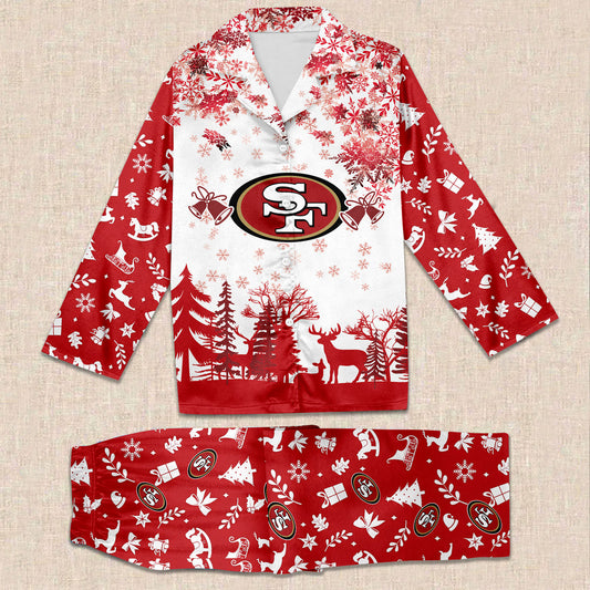 NFL x SF Christmas Jungle Pajama Set HLP HLPHUONG