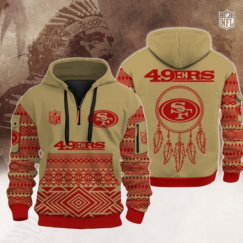 NFL x SF Native Half-zip Hoodie HLP