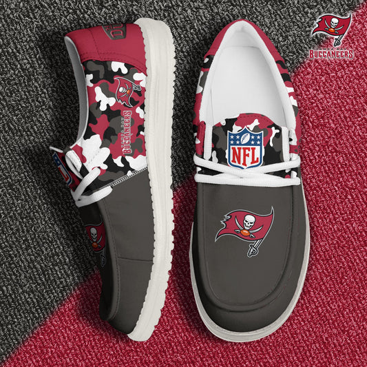 NFL x TB Personalized Canvas Loafer Shoes HLP