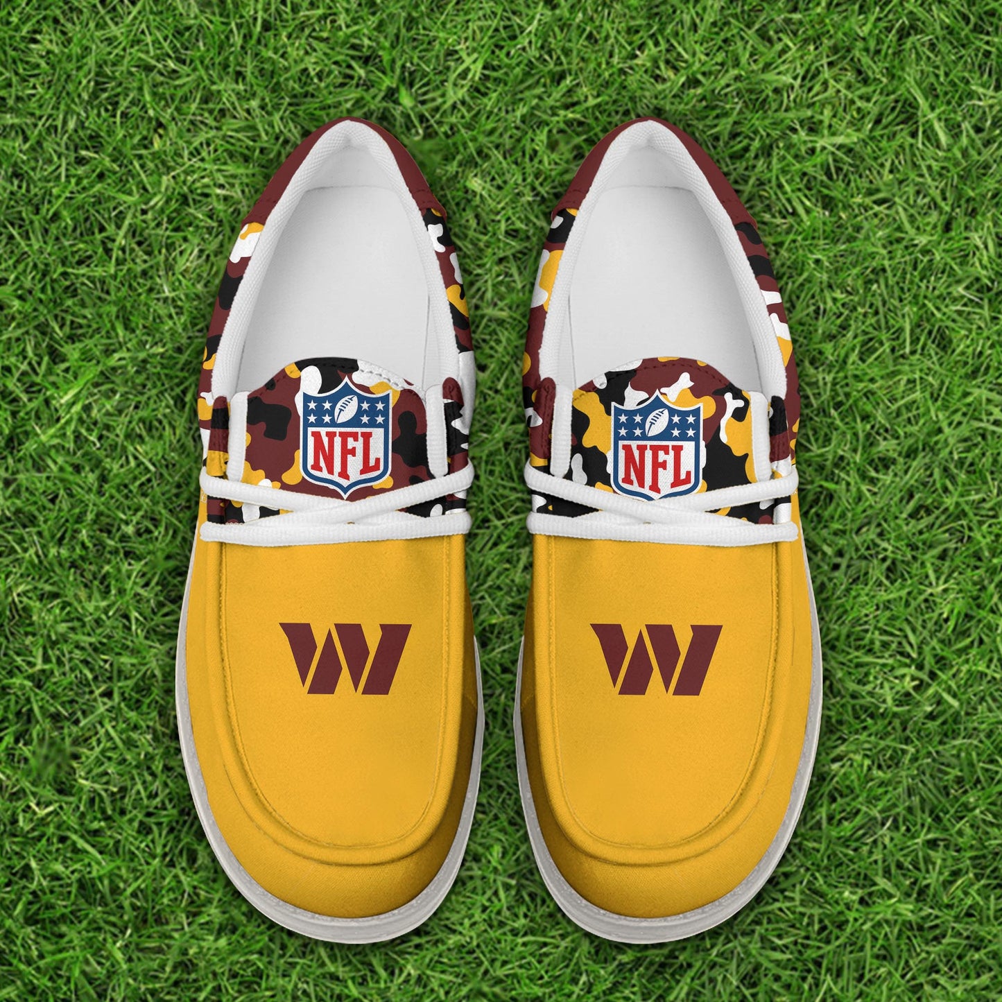 NFL x WAS Personalized Canvas Loafer Shoes HLP