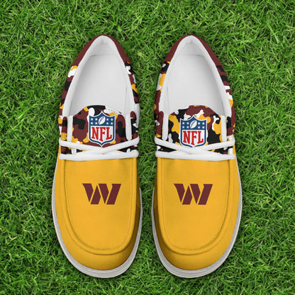 NFL x WAS Personalized Canvas Loafer Shoes HLP