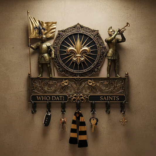 NO X NFL Originality Verification Football Team Wall Key Holder NAK THUONGNH