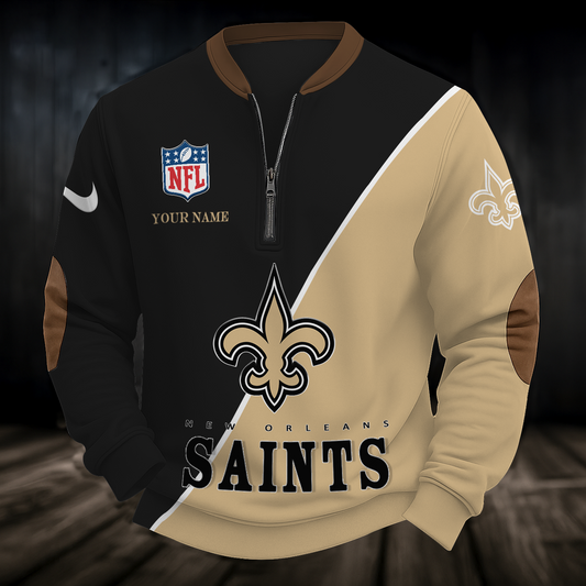 NO x NFL Premium Personalized Game Day Quarter-Zip DatND ThuongNH