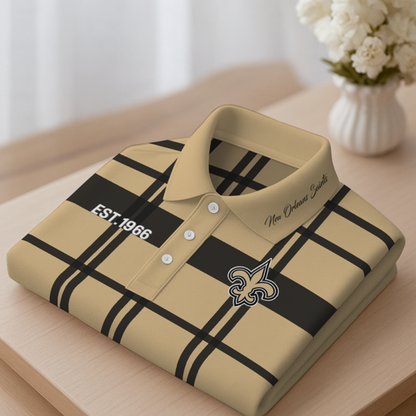 NO X Premium NFL New Polo Long Sleeve V1 NAK NHT