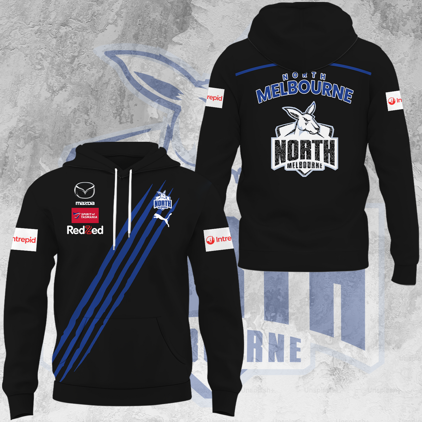 North Melbourne Football Club AFL Kangaroos Limited Edition Hoodie TM V1