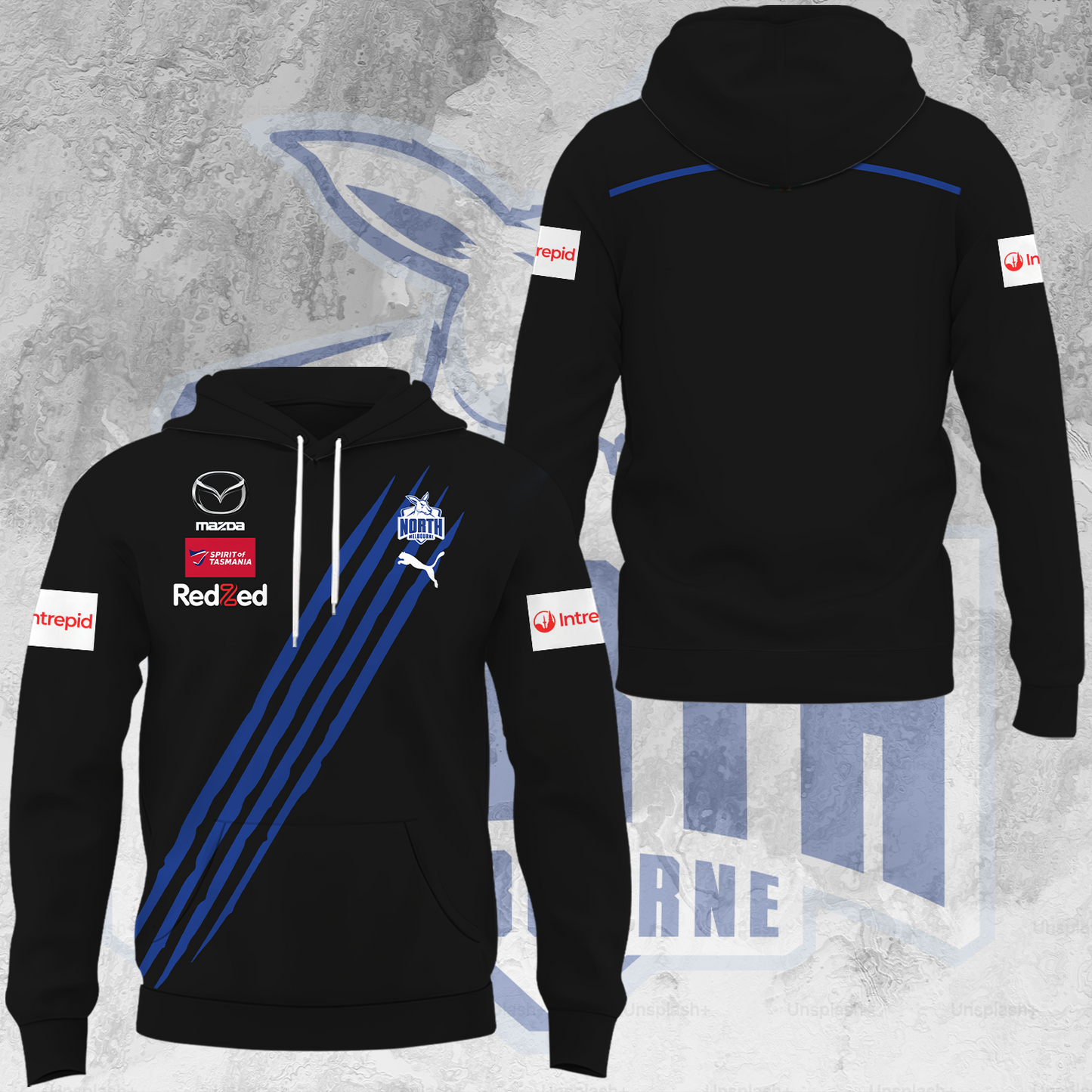 North Melbourne Football Club AFL Kangaroos Limited Edition Hoodie TM V2