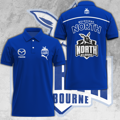 North Melbourne Football Club AFL Special Edition Polo Shirt TM - Super Savings When Buying Combo V1