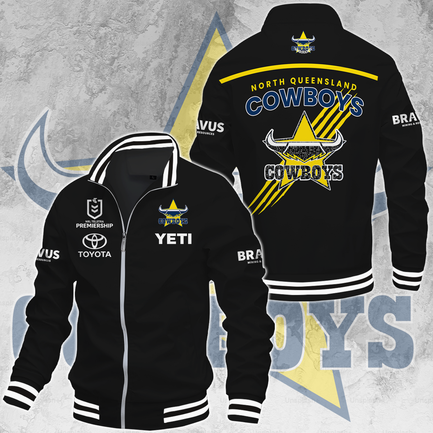 North Queensland Cowboys NRL 2025 Limited Edition Casual Jacket TM NTA V46
