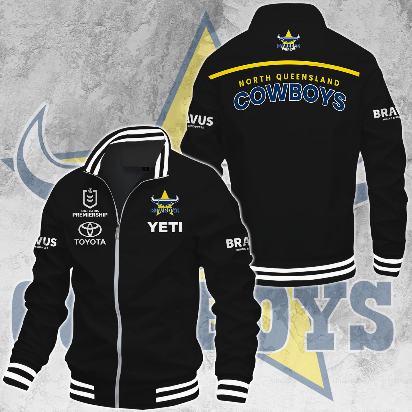 North Queensland Cowboys NRL 2025 Limited Edition Casual Jacket TM NTA V47