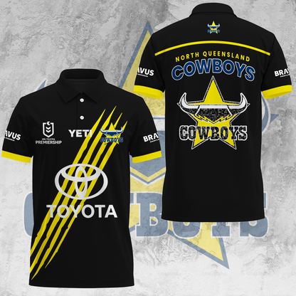 North Queensland Cowboys NRL 2025 Special Edition Polo Shirt TM V1