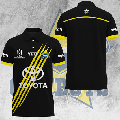 North Queensland Cowboys NRL 2025 Special Edition Polo Shirt TM V2