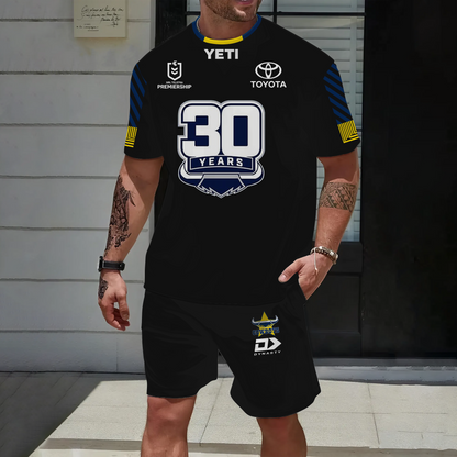 North Queensland Cowboys NRL 2025 Special Edition Set T-Shirt and Shorts TM NTA V21