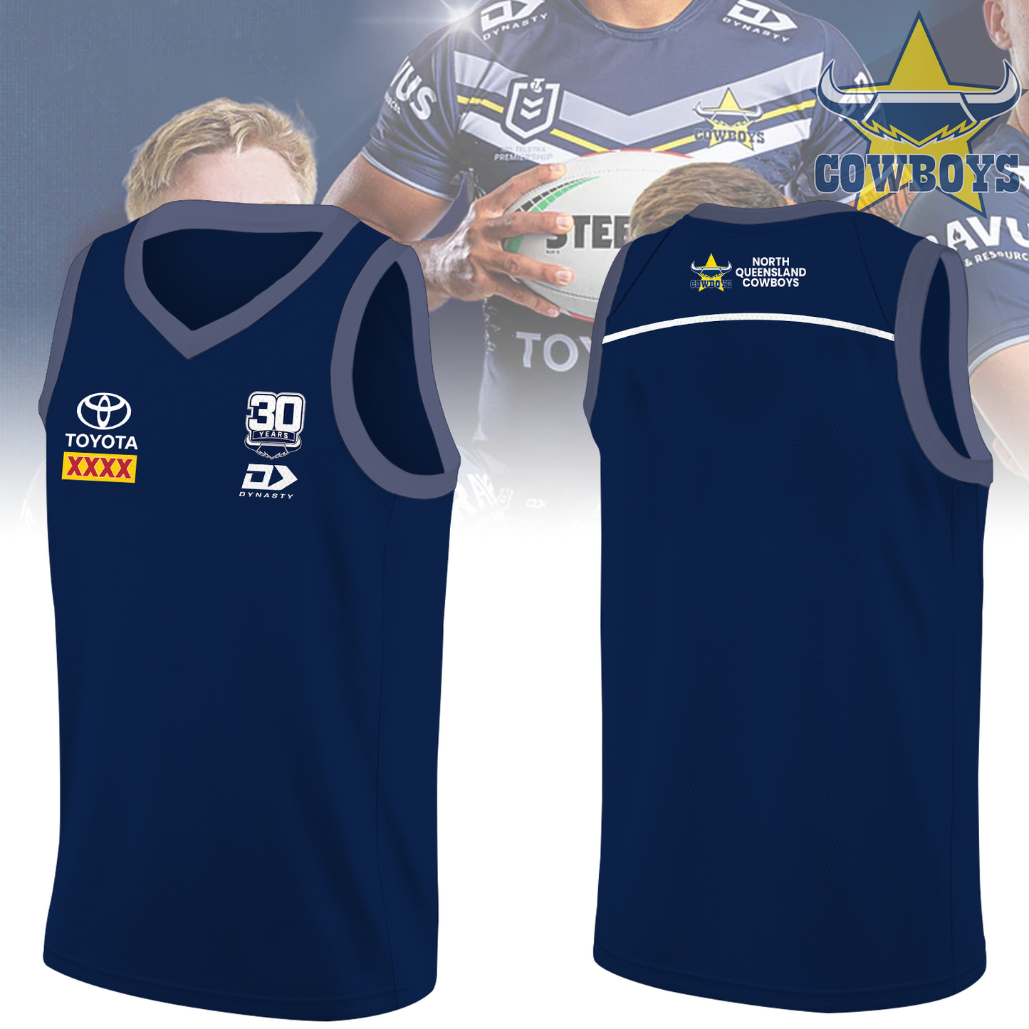 North Queensland Cowboys NRL Limited Edition BK Jersey TM V35