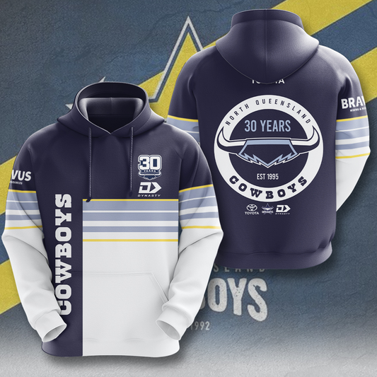 North Queensland Cowboys NRL Limited Edition Hoodie TM V1