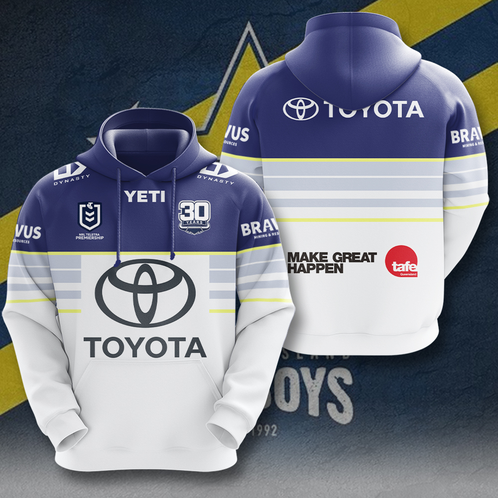 North Queensland Cowboys NRL Limited Edition Hoodie TM V2
