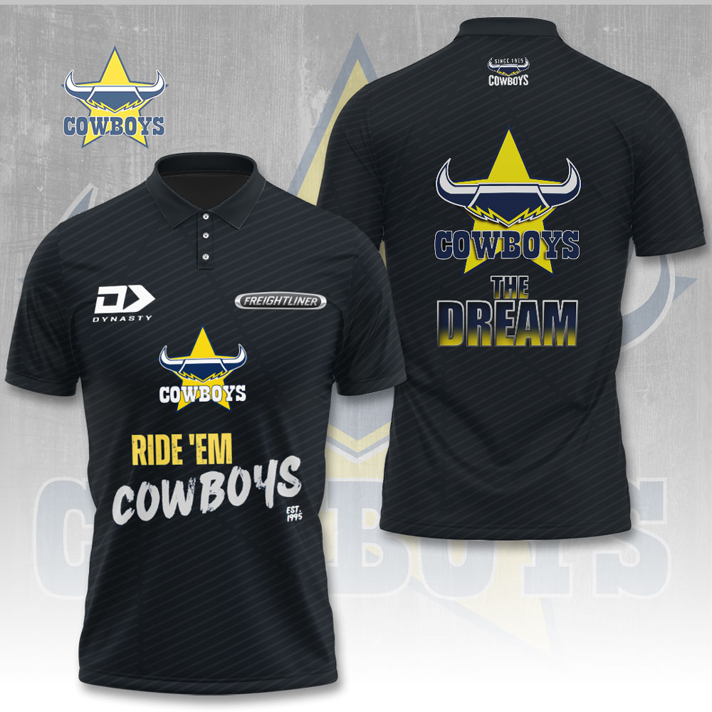 North Queensland Cowboys NRL Limited Edition Polo Shirt TM - Super Savings When Buying Combo V22