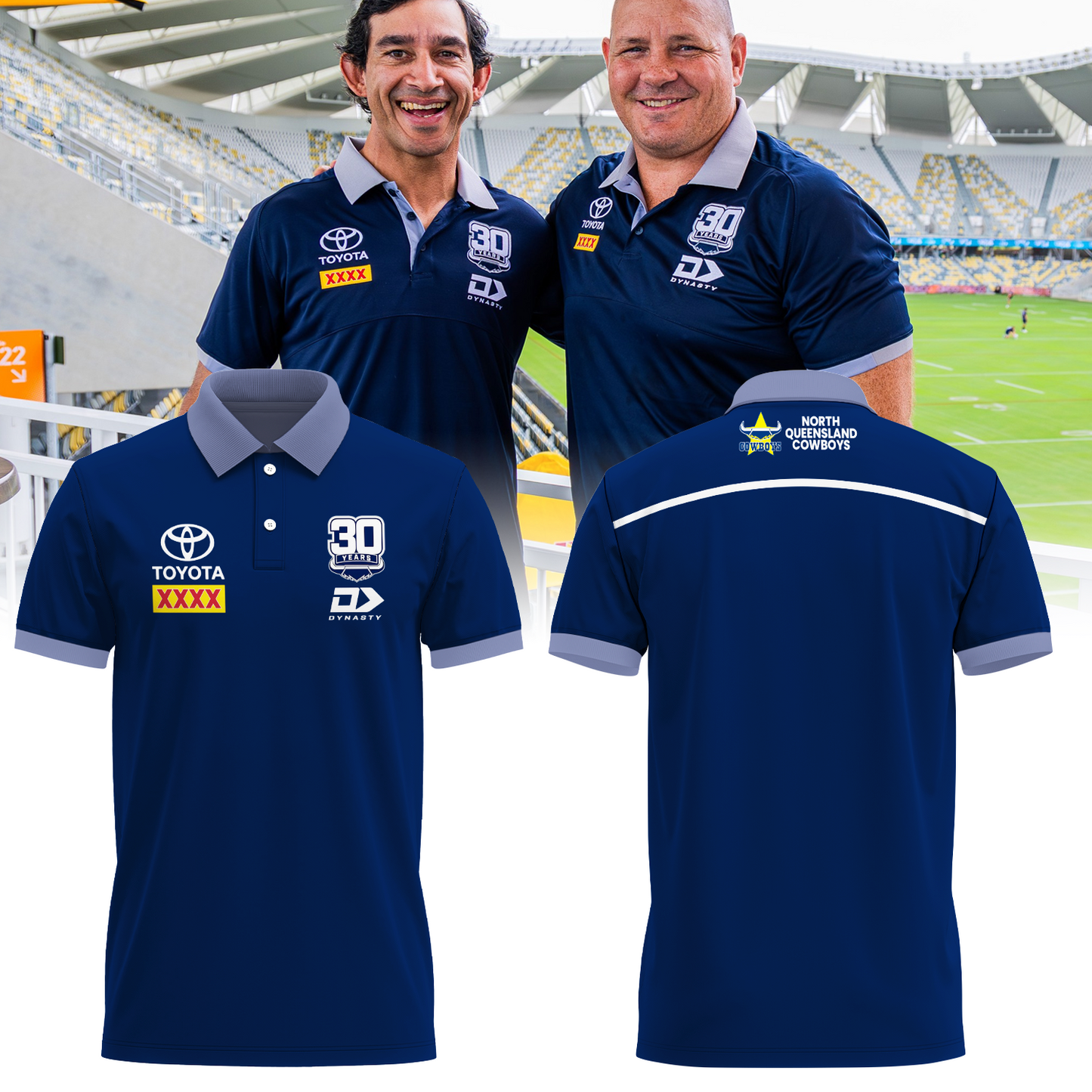 North Queensland Cowboys NRL Limited Edition Polo Shirt TM - Super Savings When Buying Combo V23