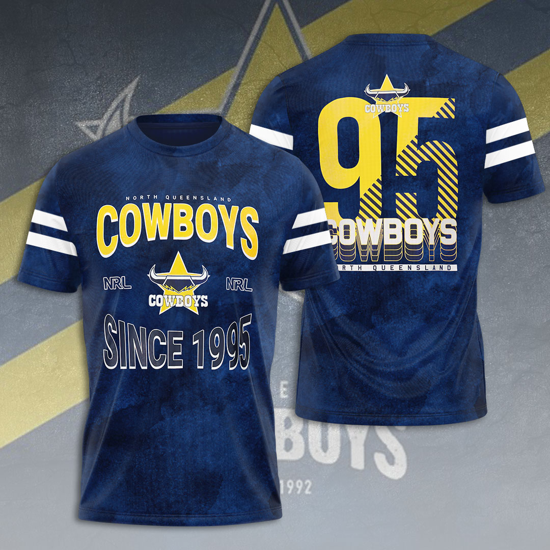 North Queensland Cowboys NRL Limited Edition T-Shirt TM - You will save more when you buy the clothes and hat combo V13